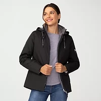 Free Country Womens Hooded Water Resistant Wind Heavyweight System Jacket