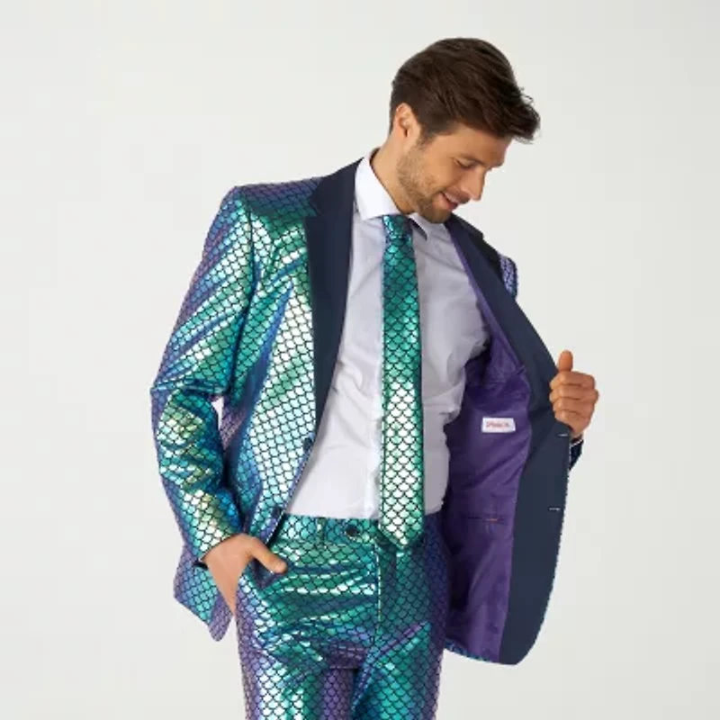 Opposuits Mens Fancy Fish Novelty Suit Set