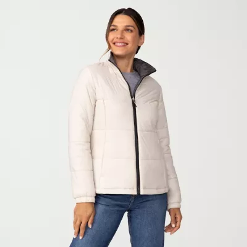 Free Country Womens Hooded Water Resistant Wind Heavyweight System Jacket