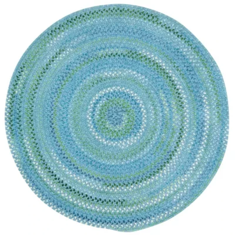 Capel Inc. Waterway Concentric Braided Round Rugs