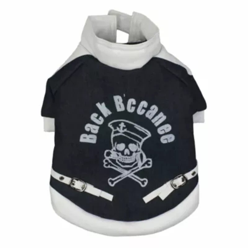 The Pet Life Varsity-Buckled Collared Coat