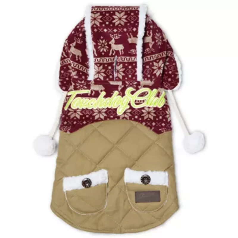 The Pet Life Touchdog Snowadayz Pom HoodedSweater
