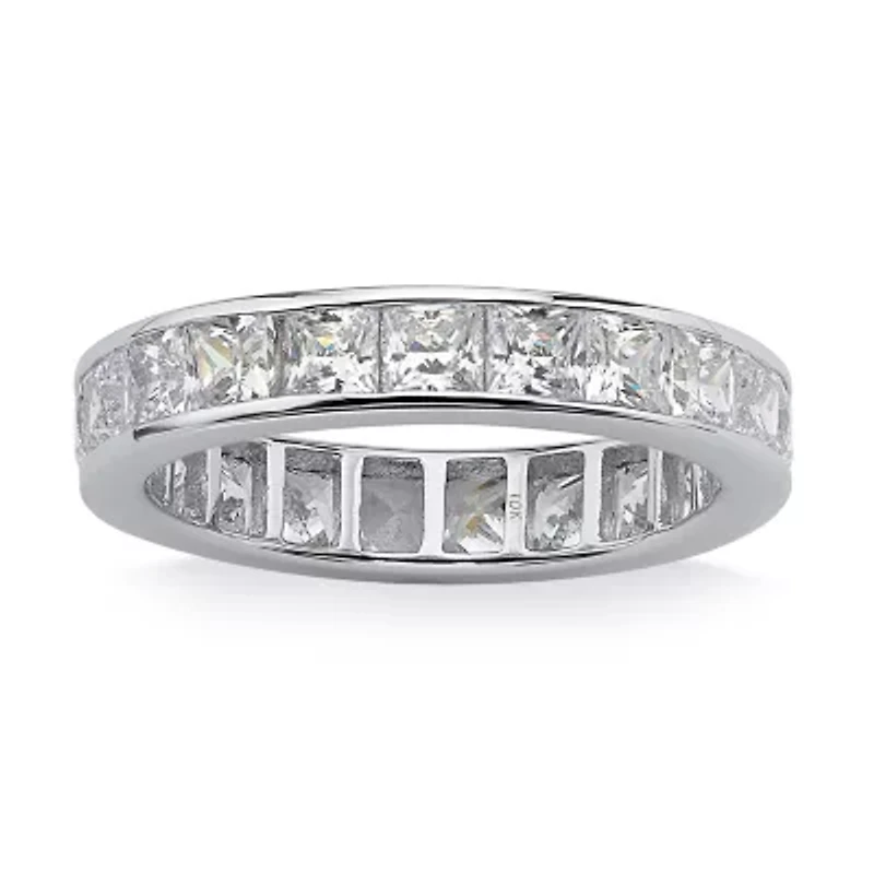 DiamonArt® 4MM 5 1/4 CT. T.W. White Cubic Zirconia 10K Gold Band