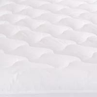 Queen Street Elegance 233 Thread Count Cotton Top Allergen Barrier Mattress Pad