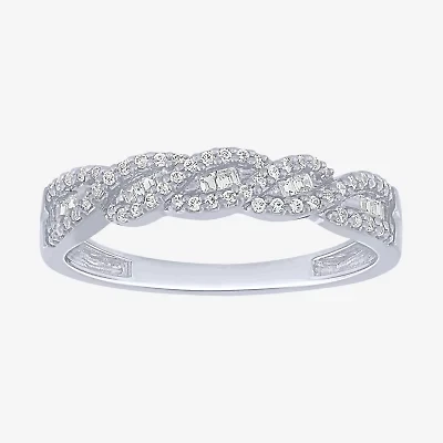 1/4 CT.T.W. Natural Diamond 10K Gold Anniversary Wedding Band