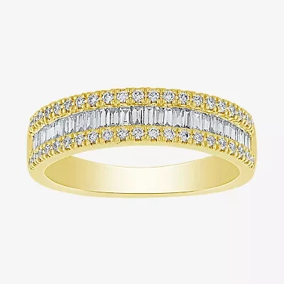 2.5MM 1/2 CT.T.W. Natural White Diamond 10K Gold Anniversary Band
