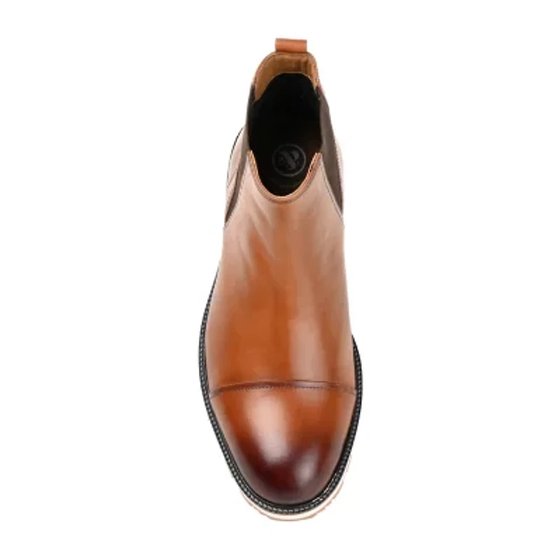 Thomas And Vine Mens Jaylon Block Heel Chelsea Boots