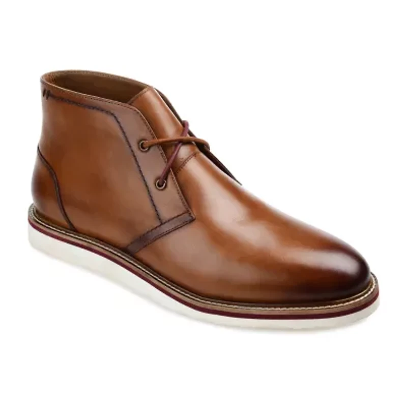Thomas And Vine Mens Keegan Block Heel Chukka Boots