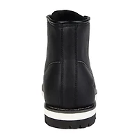 Territory Mens Axel Flat Heel Lace-Up Boots