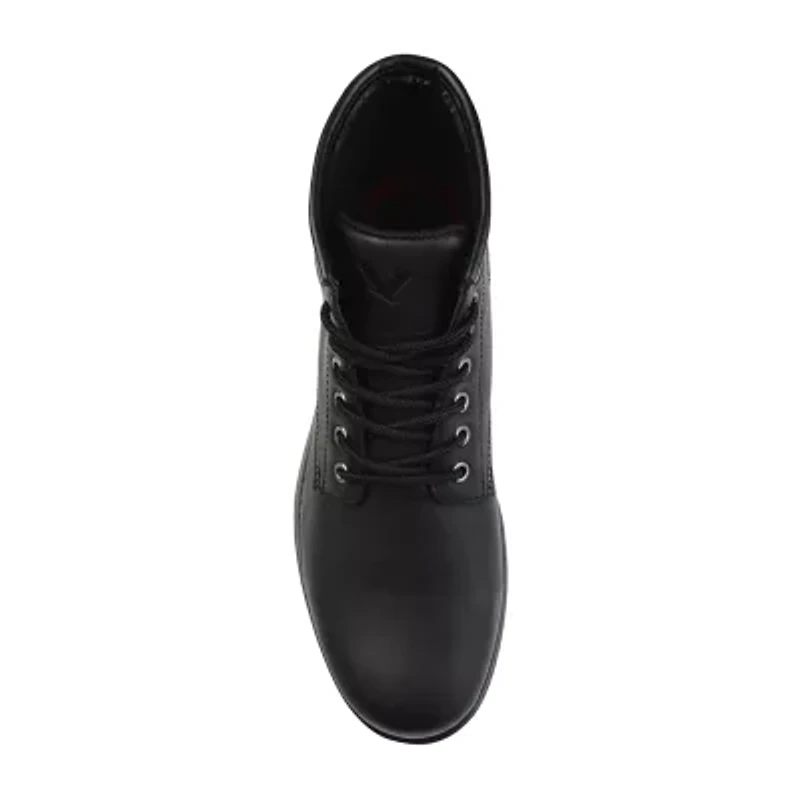 Territory Mens Axel Flat Heel Lace-Up Boots