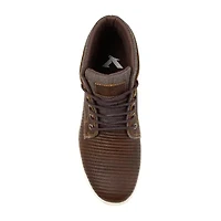 Territory Mens Magnus Flat Heel Lacae-Up Boots