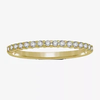 1/7 CT.T.W. Natural Diamond 10K or 14K Gold Band Ring