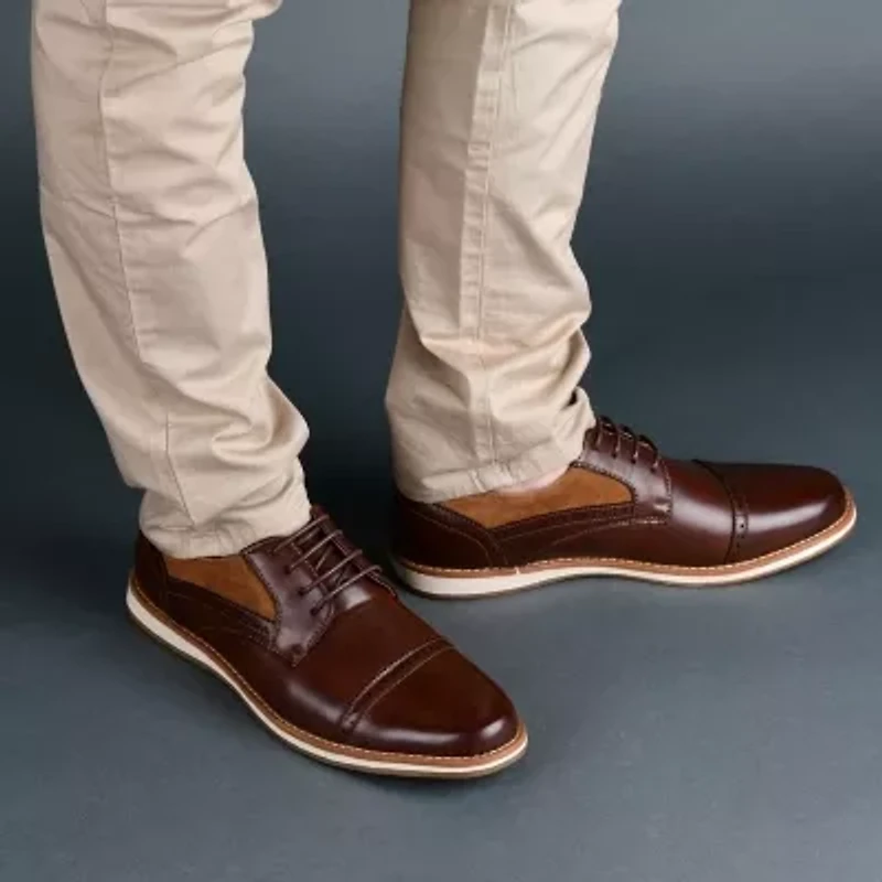 Vance Co Griff Mens Round Closed Toe Loafers