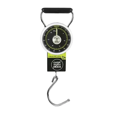 Travelon Stop and Lock Luggage Scale with Tape Measure