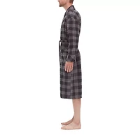 Residence Mens Flannel Long Sleeve Length Robe