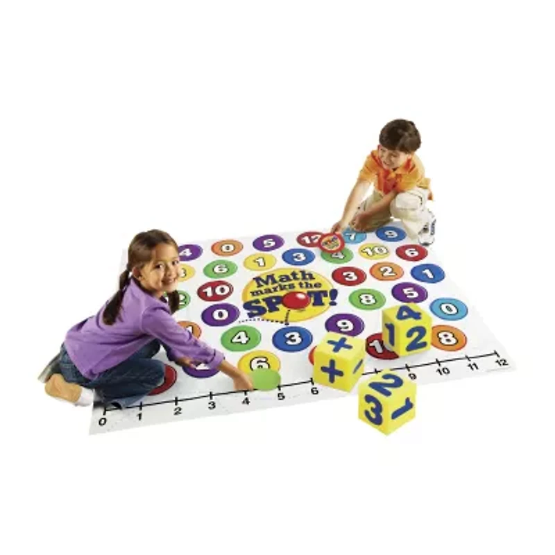 Educational Insights Math Marks The Spot™ Floor Game Brain Game