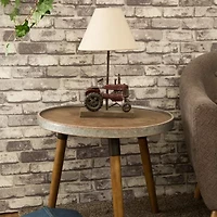 Glitzhome Farmhouse Truck Table Lamp