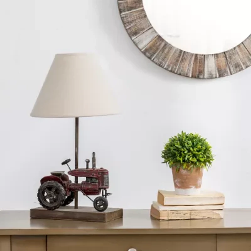 Glitzhome Farmhouse Truck Table Lamp