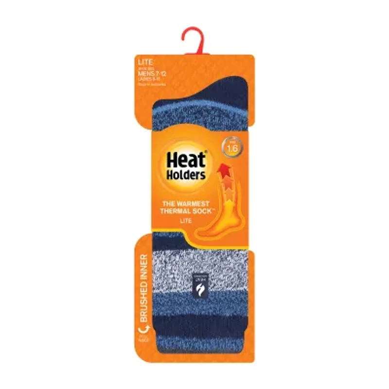 Heat Holders  Lite Starling Mens 1 Pair Crew Socks