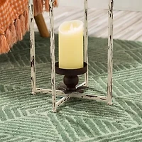 Glitzhome Large Farmhouse Metal Decorative Lantern