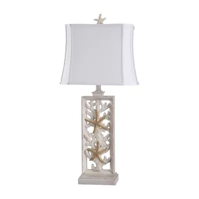 Stylecraft South Cove 15" W Cream Table Lamp