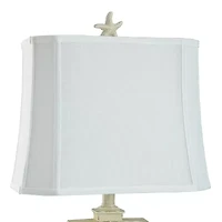 Stylecraft South Cove 15" W Cream Table Lamp