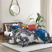Rochelle Porter Wild Out Tufted 3-pc. Duvet Cover Set