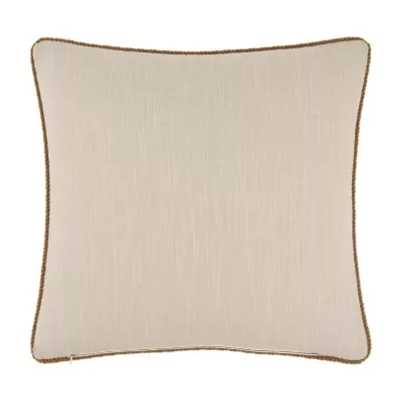 Rose Tree Haylie Floral Printed Square Throw Pillow