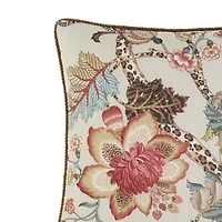 Rose Tree Haylie Floral Printed Square Throw Pillow