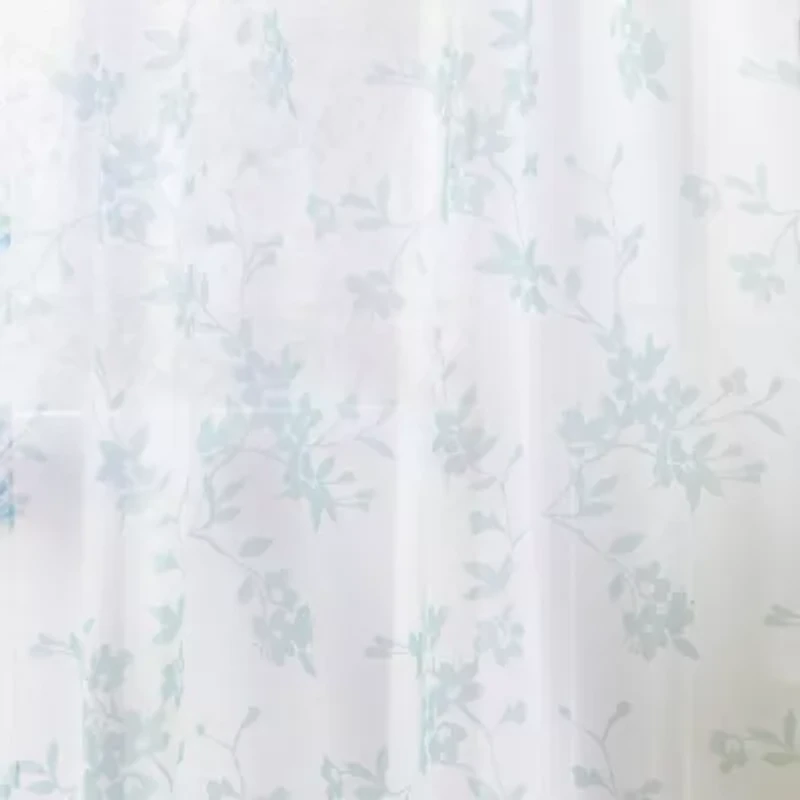 Martha Stewart Bellefield Floral Sheer 3-pc. Rod Pocket Window Tier