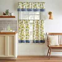 Martha Stewart Lemons 3-pc. Rod Pocket Window Tier