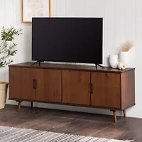 4 Door Wooden TV Stand