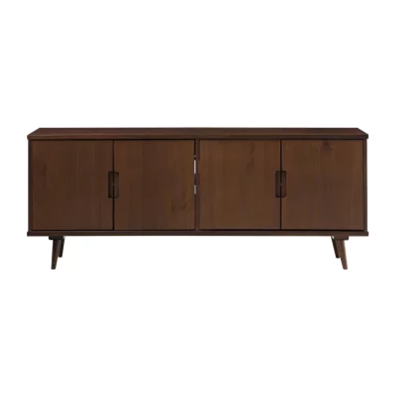 4 Door Wooden TV Stand