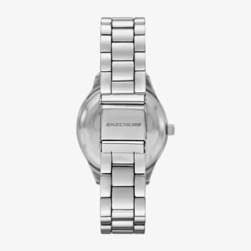 Skechers Womens Silver Tone 4-pc. Watch Boxed Set Sr9109