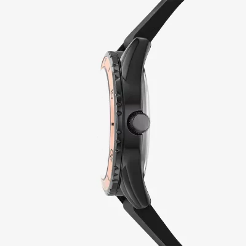 Skechers Womens Black 5-pc. Watch Boxed Set Sr9113