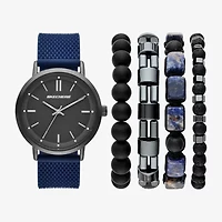 Skechers Mens Blue 5-pc. Watch Boxed Set Sr9123
