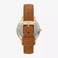Skechers Womens Brown 6-pc. Watch Boxed Set Sr9126