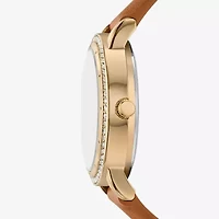 Skechers Womens Brown 6-pc. Watch Boxed Set Sr9126