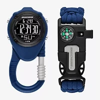 Skechers Mens Blue 2-pc. Watch Boxed Set Sr8504