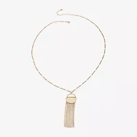 a.n.a Gold Tone Womens 30 Inch Pendant Necklace