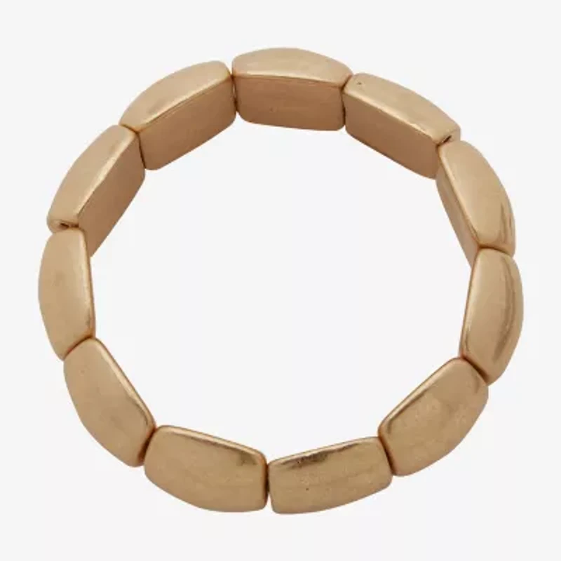 a.n.a Gold Tone Womens Stretch Bracelet