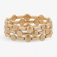a.n.a Gold Tone Womens 3-pc. Bracelet Set