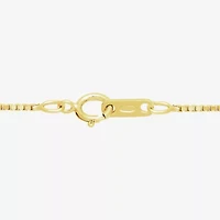 Womens 1/4 CT. T.W. Lab Grown White Diamond 10K Gold 18 Inch Pendant Necklace