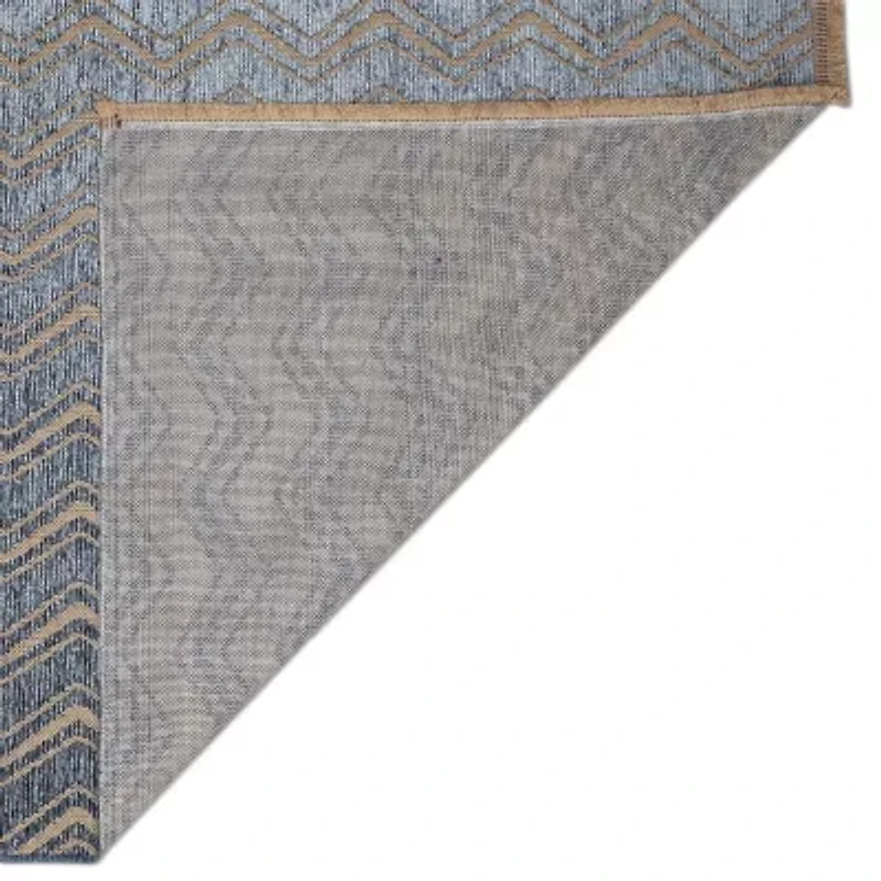Liora Manne Mercer Zigzag Geometric Rectangular Area Rug
