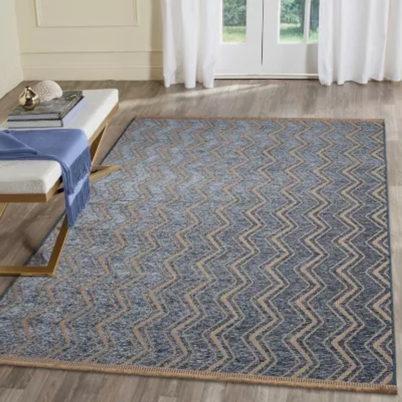 Liora Manne Mercer Zigzag Geometric Rectangular Area Rug