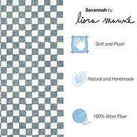 Liora Manne Savannah Checked Hand Tufted 2' X 7'6" Rectangular Runner