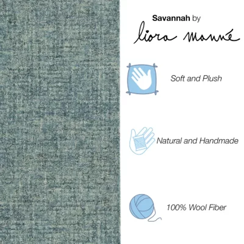 Liora Manne Savannah Fantasy Solid Hand Tufted 2' X 7'6" Rectangular Runner