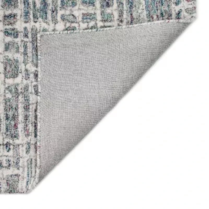 Liora Manne Savannah Grid Geometric Hand Tufted 2' X 7'6" Rectangular Runner