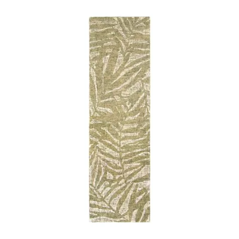 Liora Manne Savannah Floral Hand Tufted 2' X 7'6" Rectangular Runner