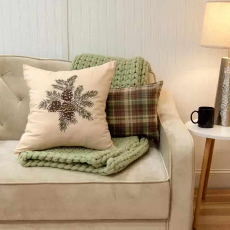 Donna Sharp Pine Star Decor 2-pc. Multi-Pack Rectangular Square Throw Pillow